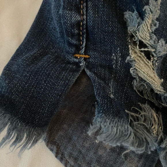 Ripped Jean Shorts - Picture 8 of 9